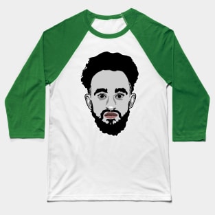 White expression Baseball T-Shirt